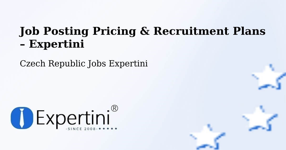 Job Posting Pricing & Recruitment Plans – Vimperk - Vimperk, Czech Republic Jobs Expertini
